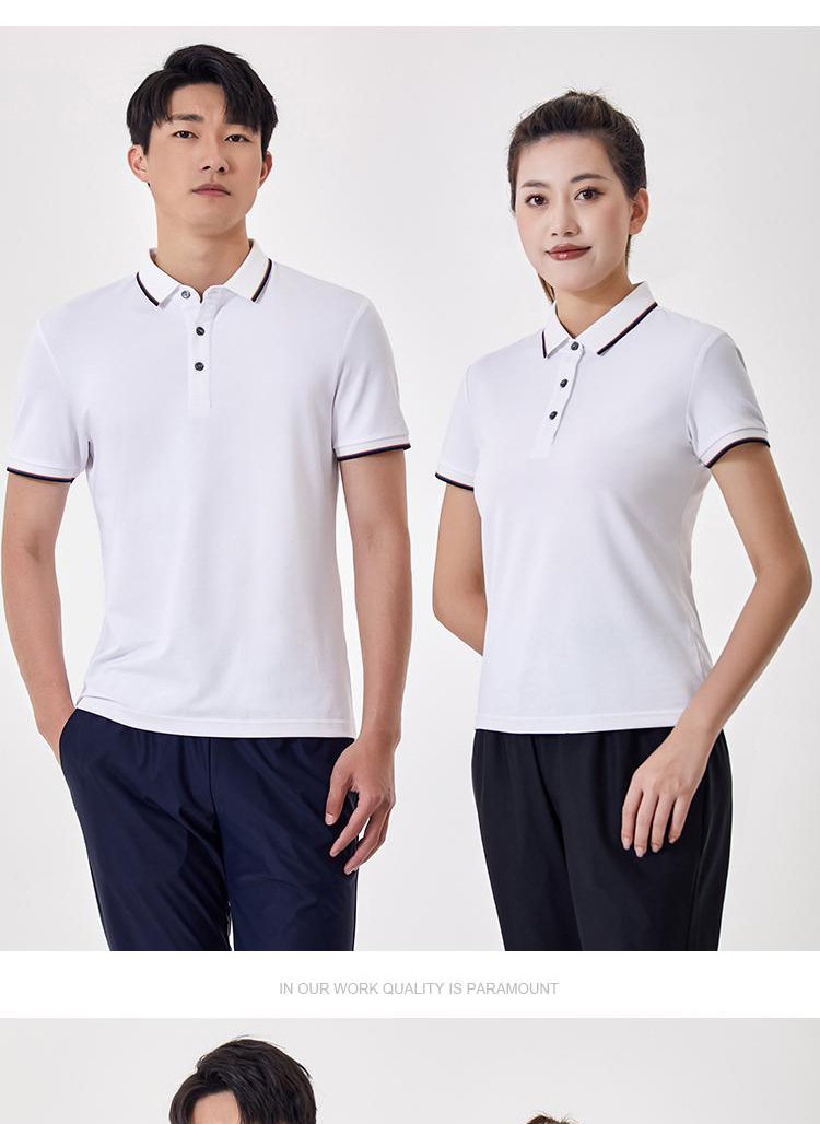 200g 40 silky elastic bead lapel short-sleeved POLO shirt universal GJ11-6770