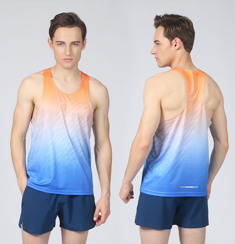 145g color matching light breathable I-shaped vest GB5-J06