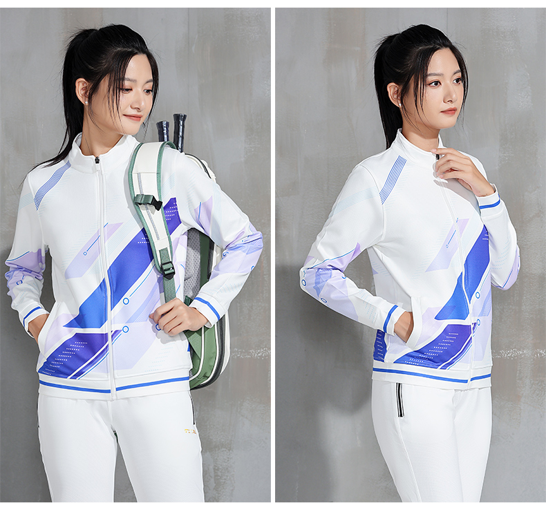 Training suit badminton suit stand collar zipper sports jacket GM2-6818 jacket