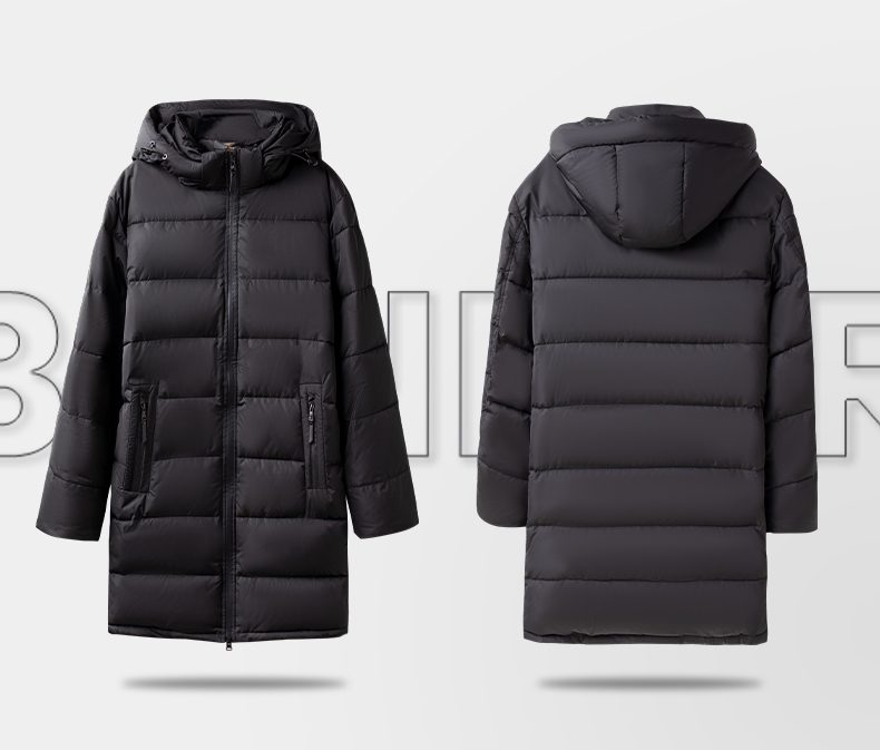 Business thick down jacket mid-length men style DY7-252A men style