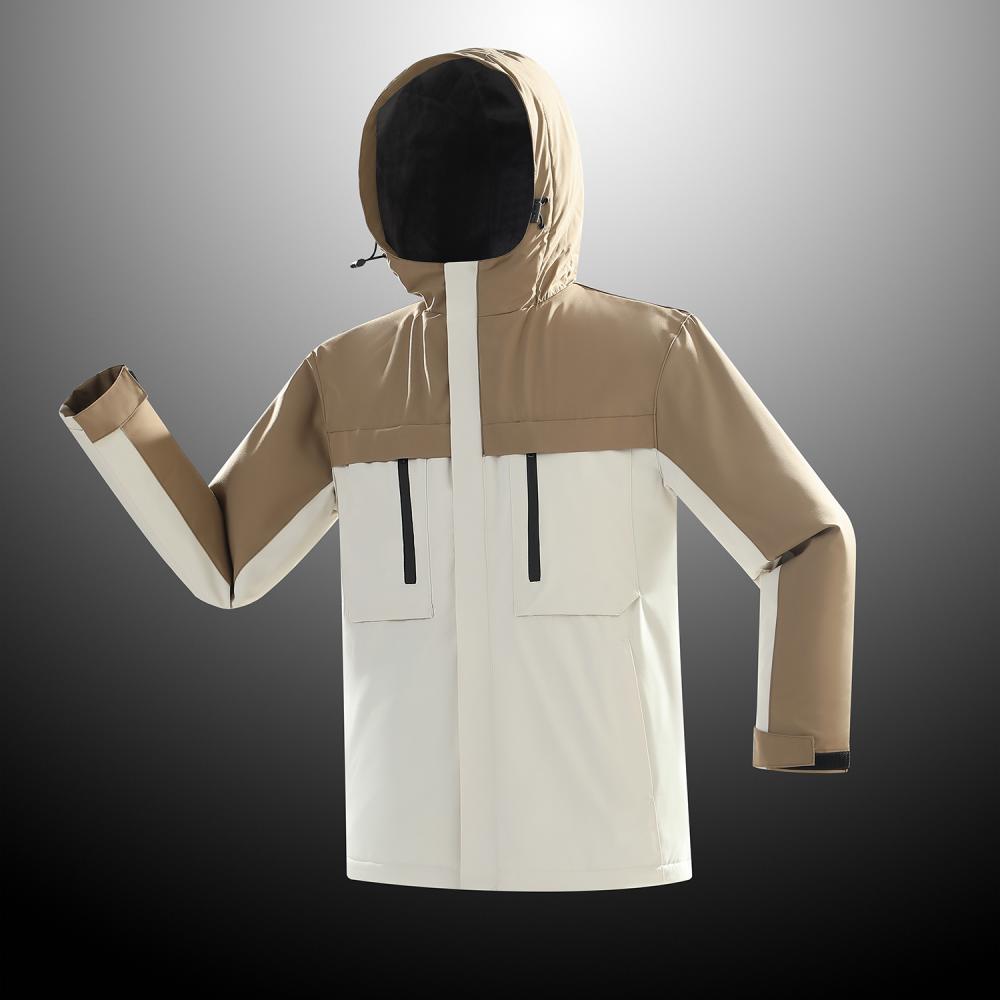 Graphene heat-collecting integrated jacket color matching jacket YZ02-C5599