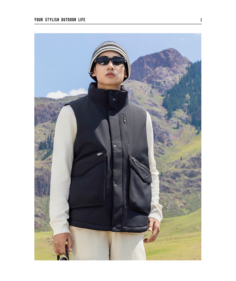 High quality business down vest H09-JX2408