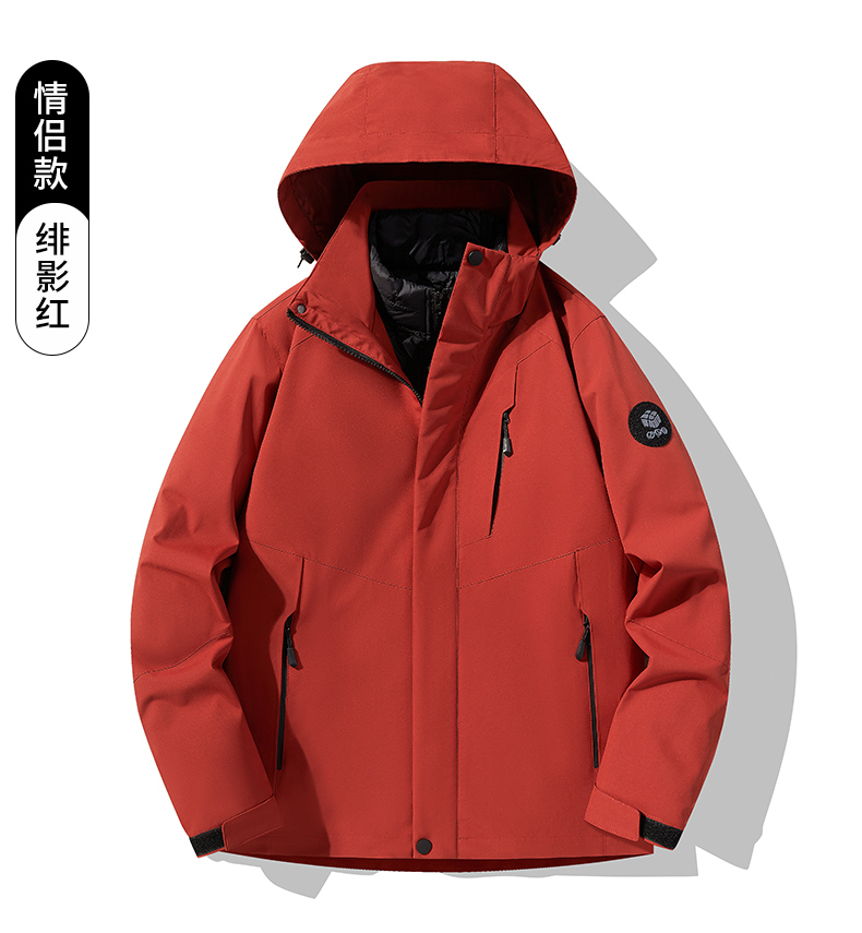 Mountain down jacket with detachable KC4-1618 down