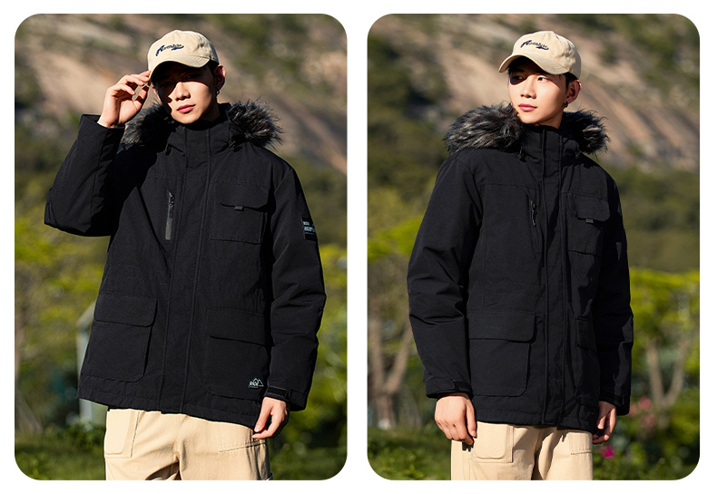 Outdoor leisure warm down jacket KN2-YR979