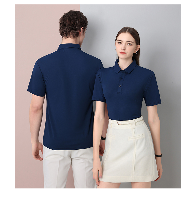 Quick-drying ice silk lapel short-sleeved POLO shirt GT3-2999