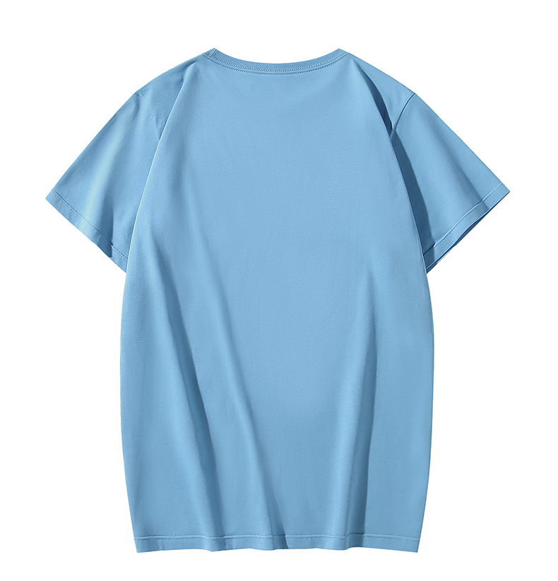 Ice silk solid color round neck short sleeve T-shirt YZ01-2900