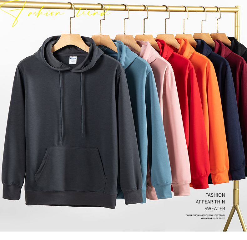 460g siro spinning thin round neck pullover sweatshirt W01-705