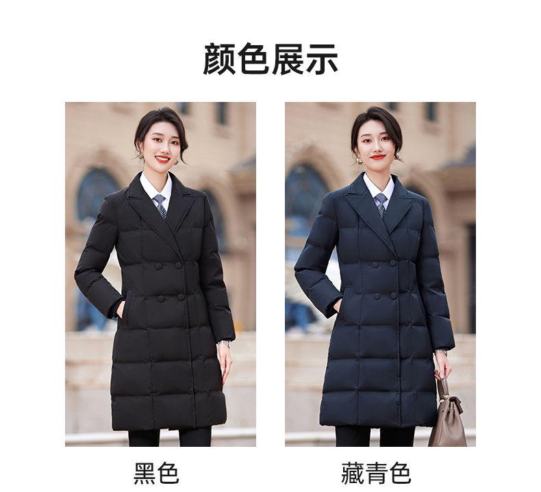 Autumn and winter down cotton warm cotton coat mid-length women model DY7-2319 women model