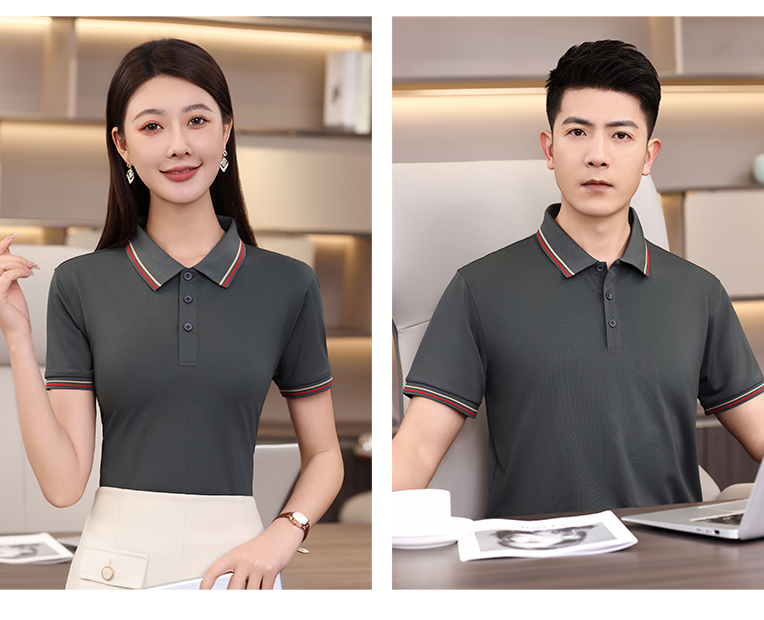 210g double collar short sleeve POLO shirt H32-742