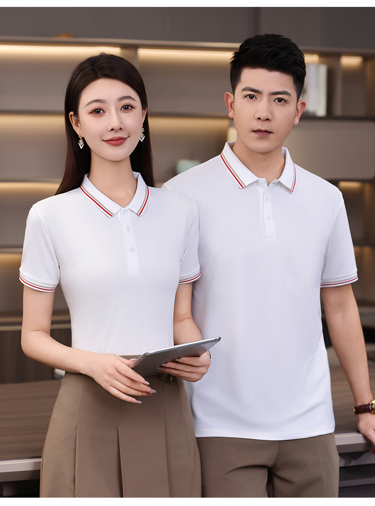 210g double collar short sleeve POLO shirt H32-742