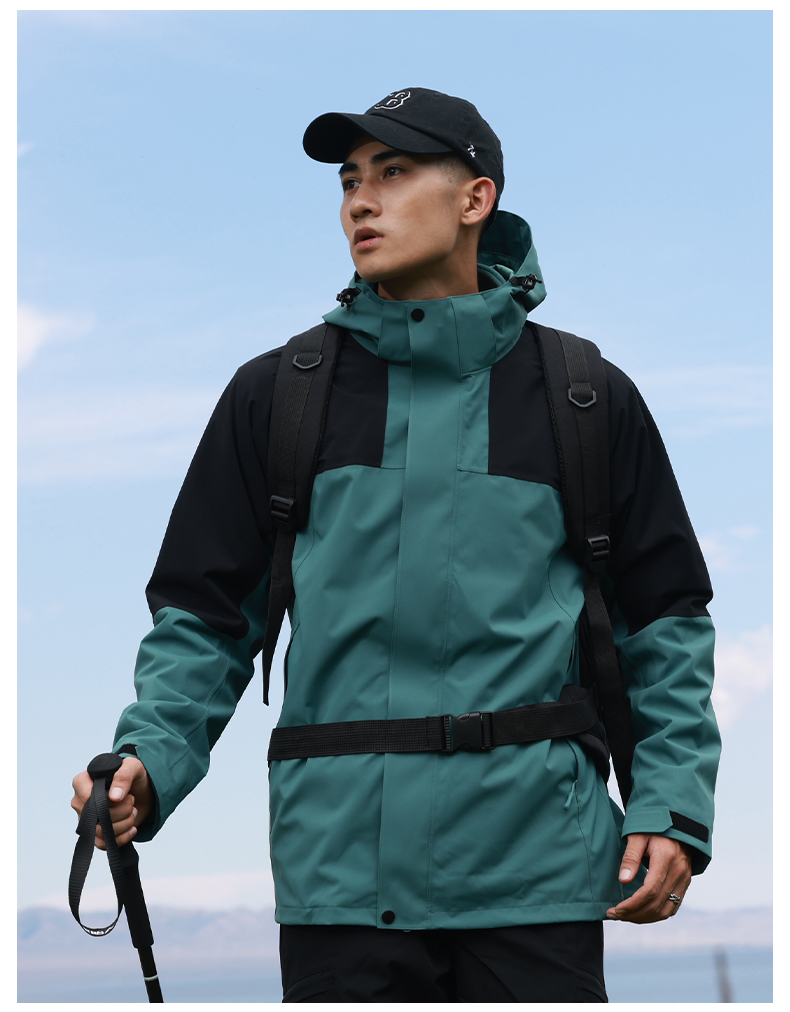 Outdoor men and women three-in-one detachable anti-shock jacket T03-HT24998