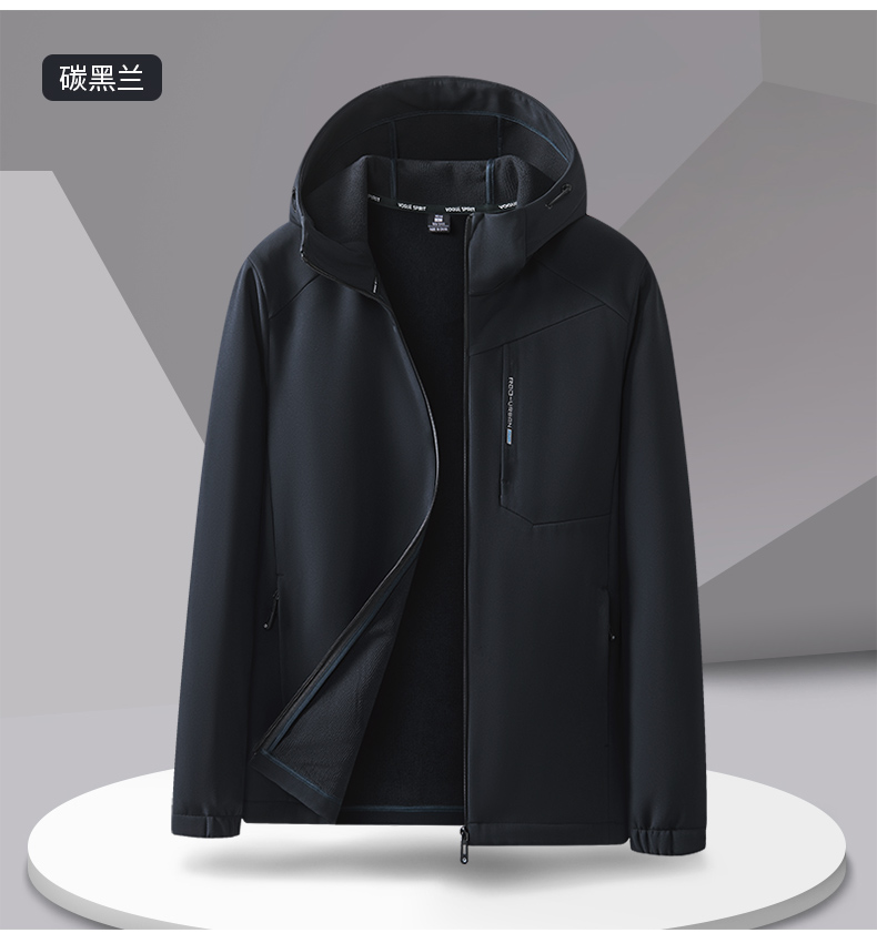 Fashion hooded windproof warm jacket KI3-83198