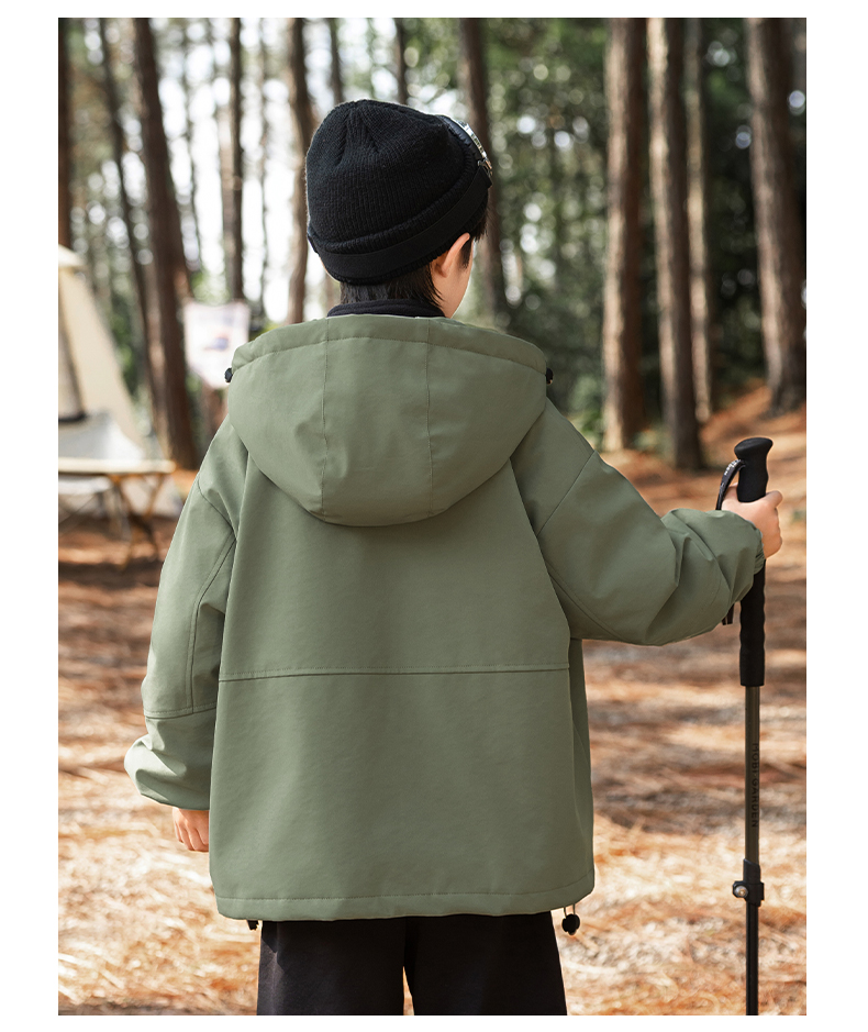 Outdoor down/polar fleece liner 3-in-1 jacket for kids 220-BD1646