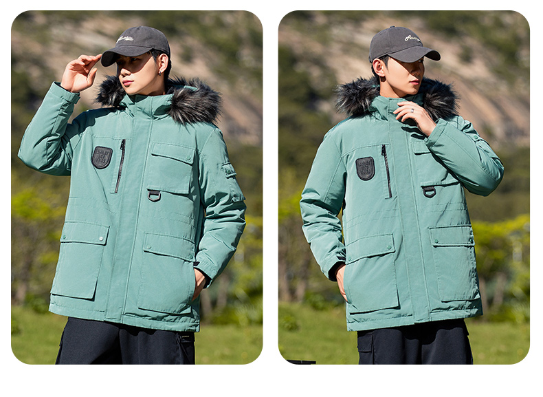 Outdoor leisure warm down jacket KN2-YR697