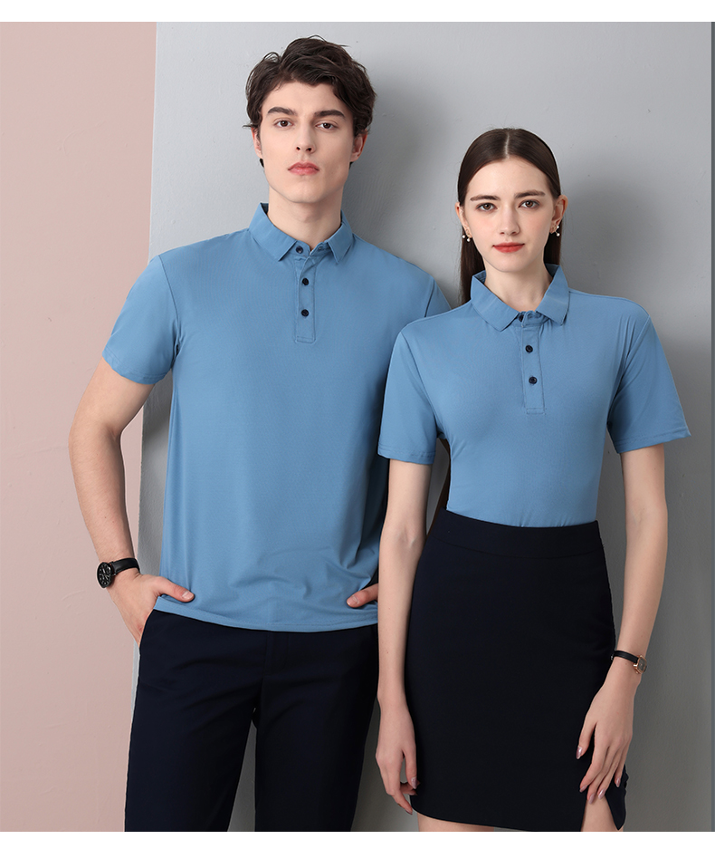 Quick-drying ice silk lapel short-sleeved POLO shirt GT3-2999