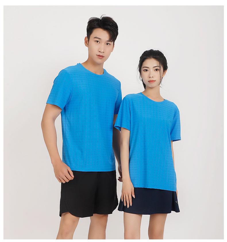 Solid color casual round neck short sleeve T-shirt GJ25-F3001