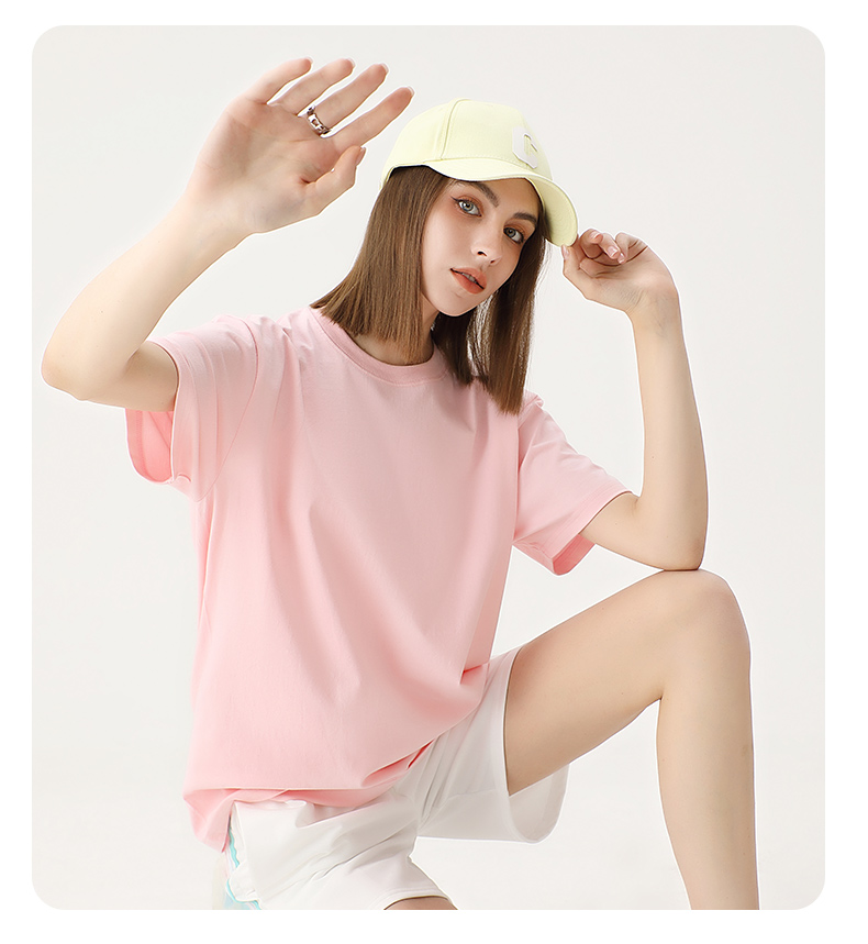 Cotton Multicolor Round Neck Short Sleeve T-shirt KD2-JT2100