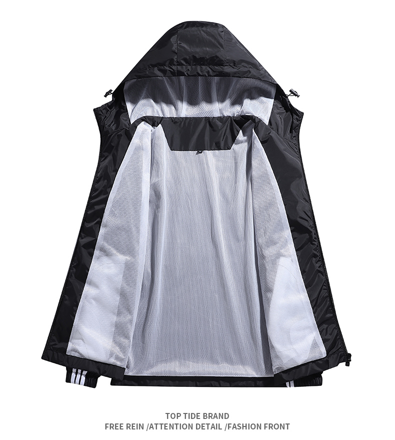 Three-bar sleeve outdoor windbreaker KG-Q2032