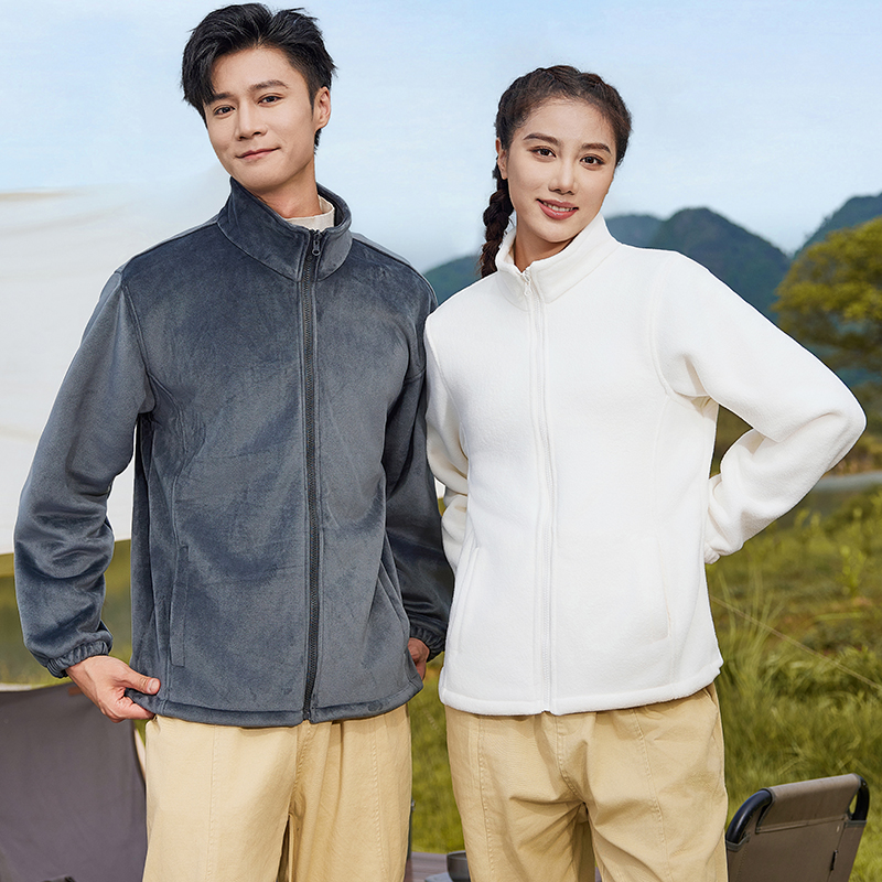 Super soft composite polar fleece liner three-in-one jacket GJ22-23888