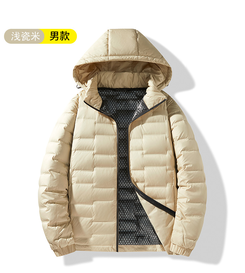 Graphene hooded warm down jacket for women KW1-2479