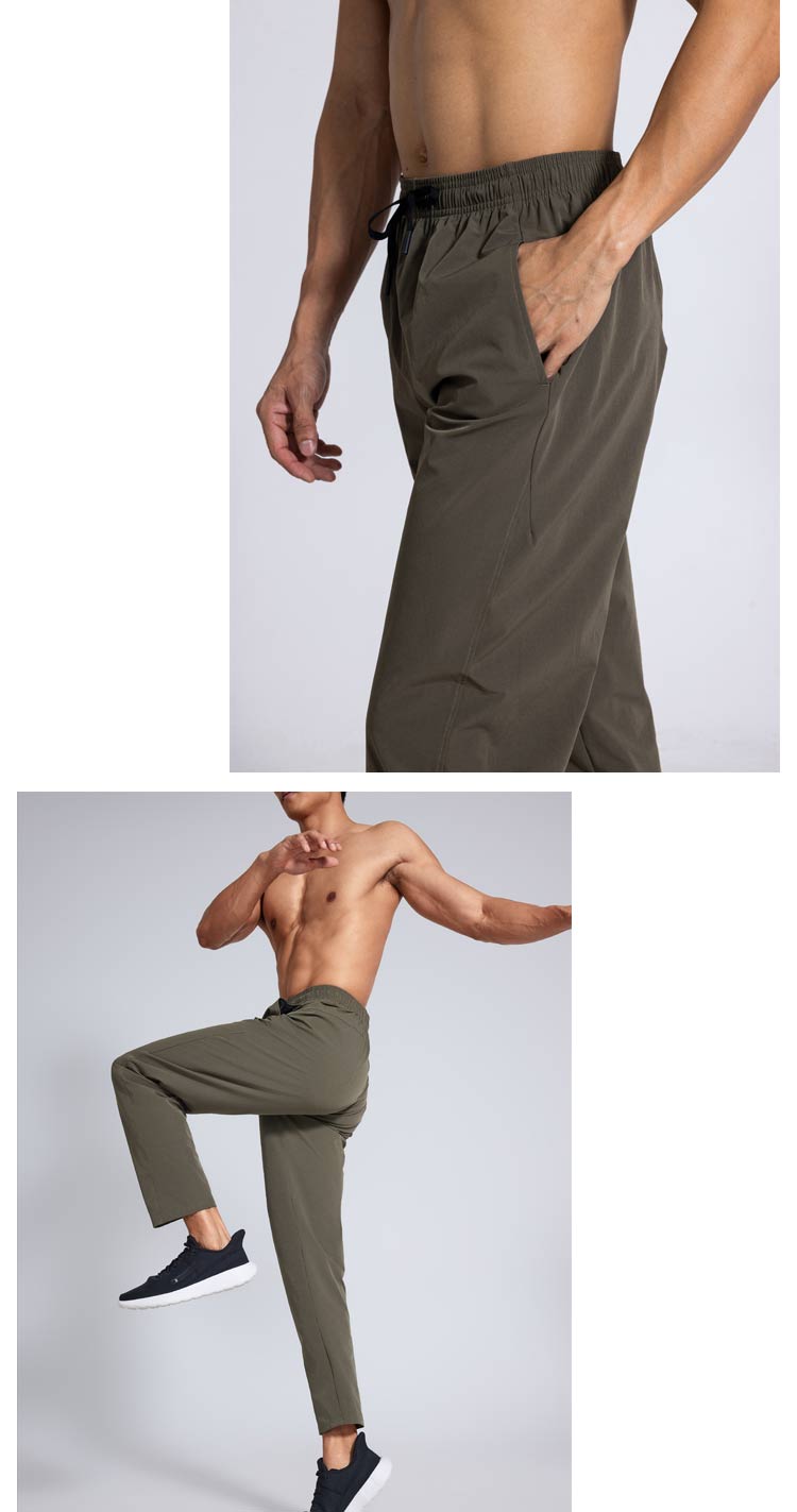 Elastic drawstring straight sweatpants GR9-P222