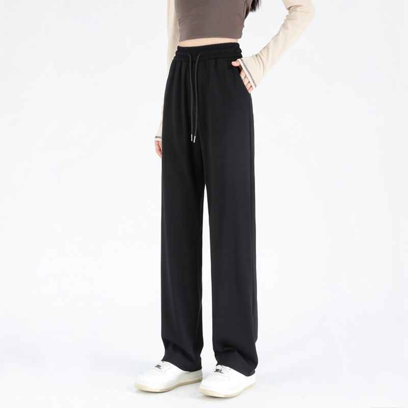 Spring and autumn high waist casual loose slim wide leg pants G32-1301