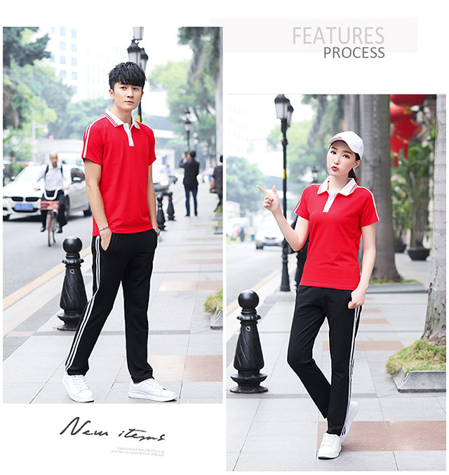 Short-sleeved sports suit universal style KA-1388