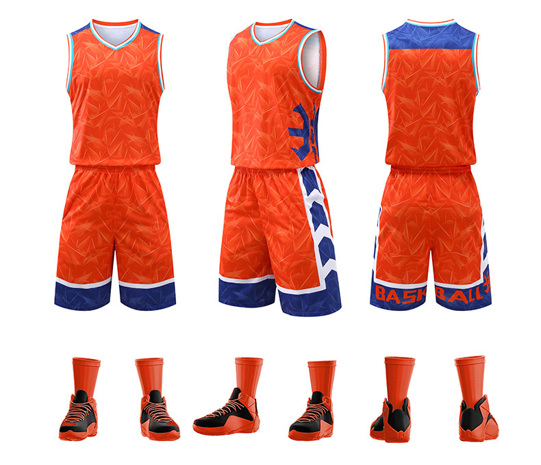 Sports quick-drying loose basketball suit G15-227 adult