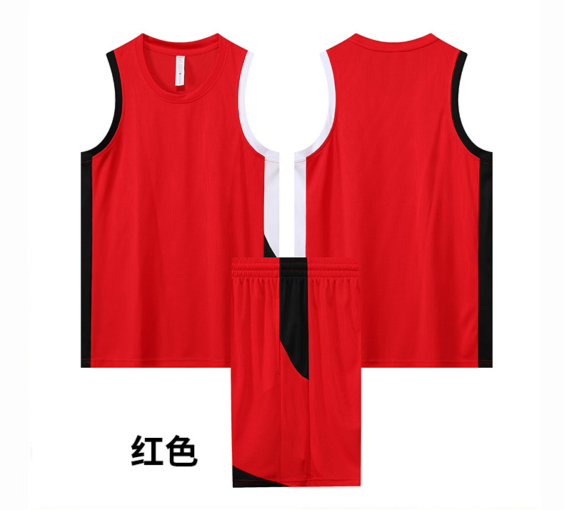 Comfortable breathable sports training suit basketball suit set 57-8951