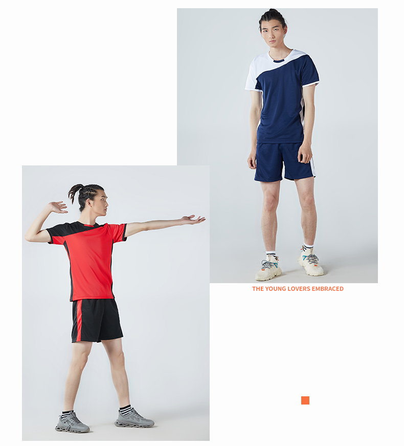 Quick-drying sportswear table tennis badminton volleyball suit men 161-830 men