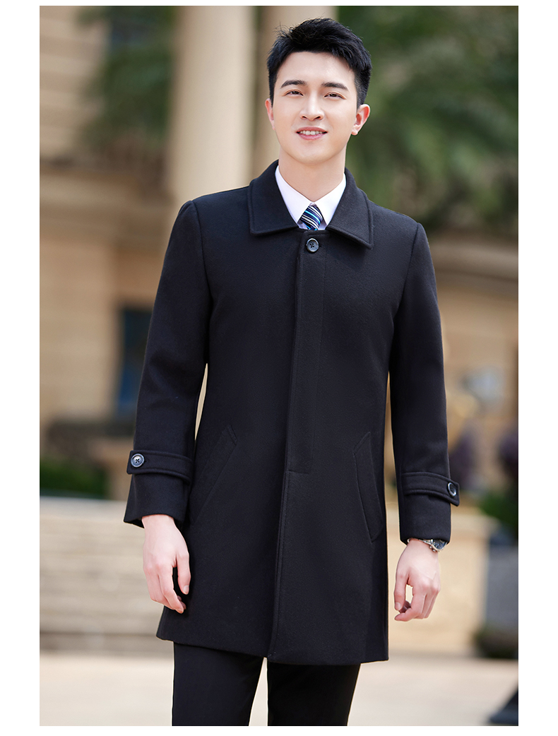 Business mid-length woolen coat for men DY7-1891A