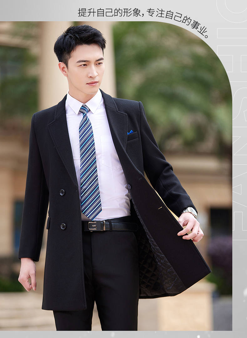 British style business slim woolen coat for men DY7-2333A for men