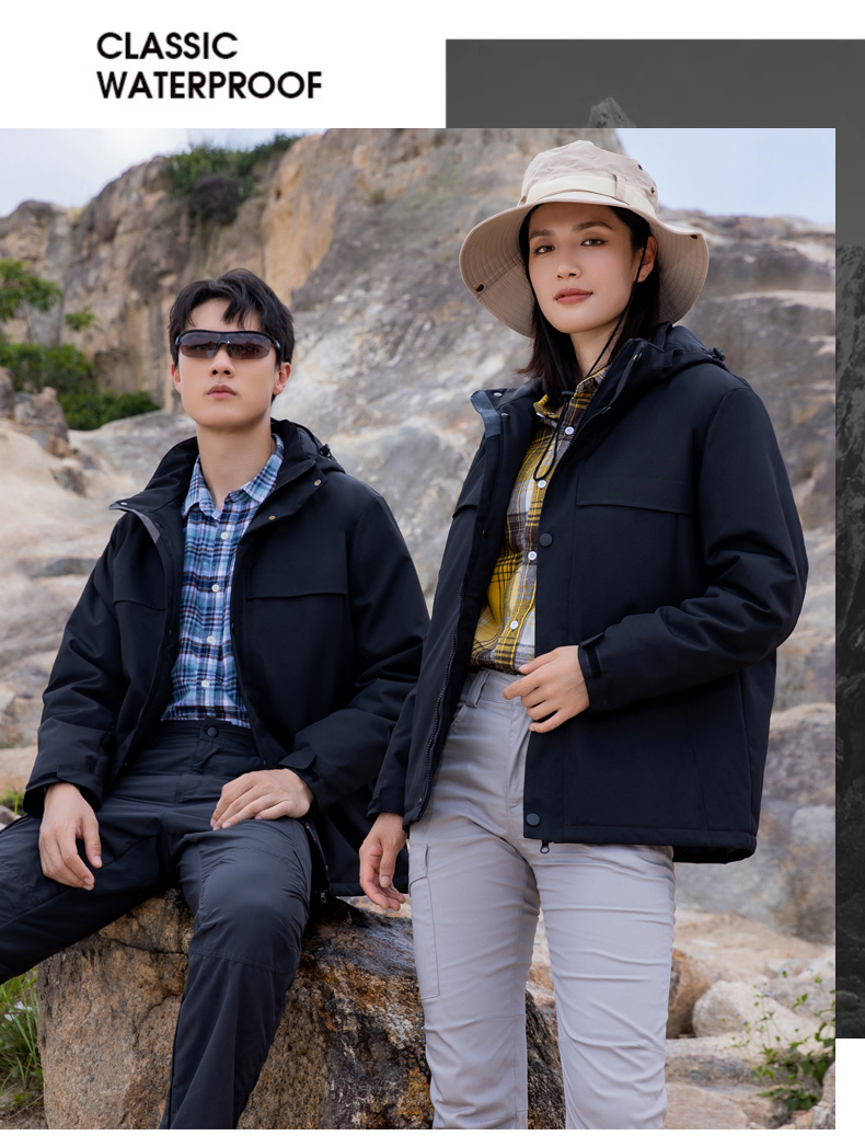 Outdoor warm single layer thick jacket 158-3066