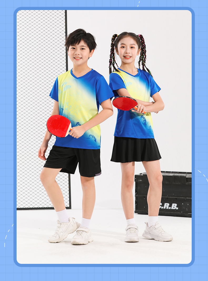 Parent-child outfit table tennis badminton tennis top sportswear GR8-8809