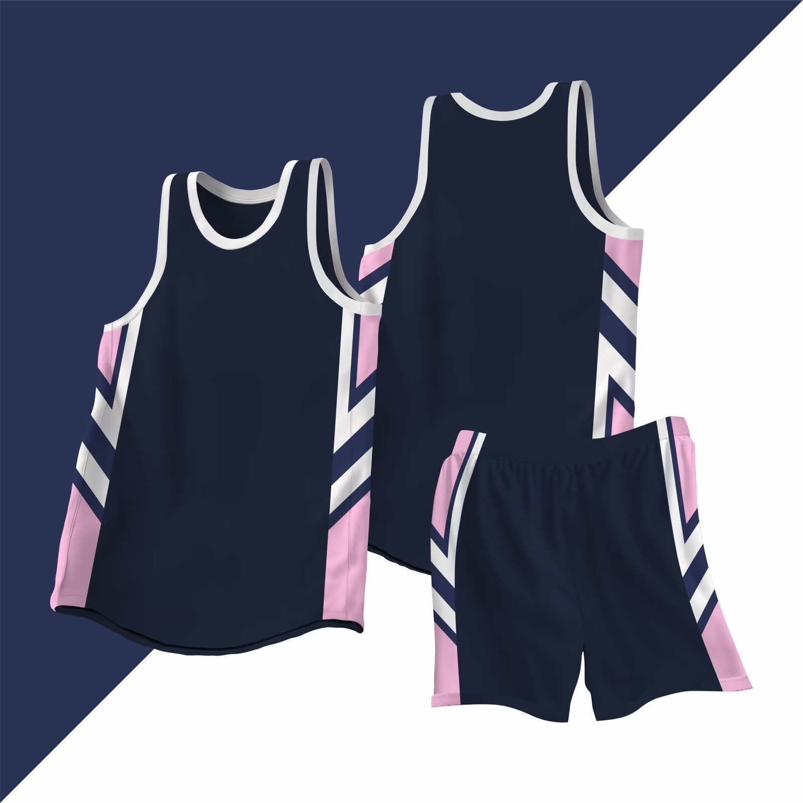 American style color matching basketball uniform suit GB12-227