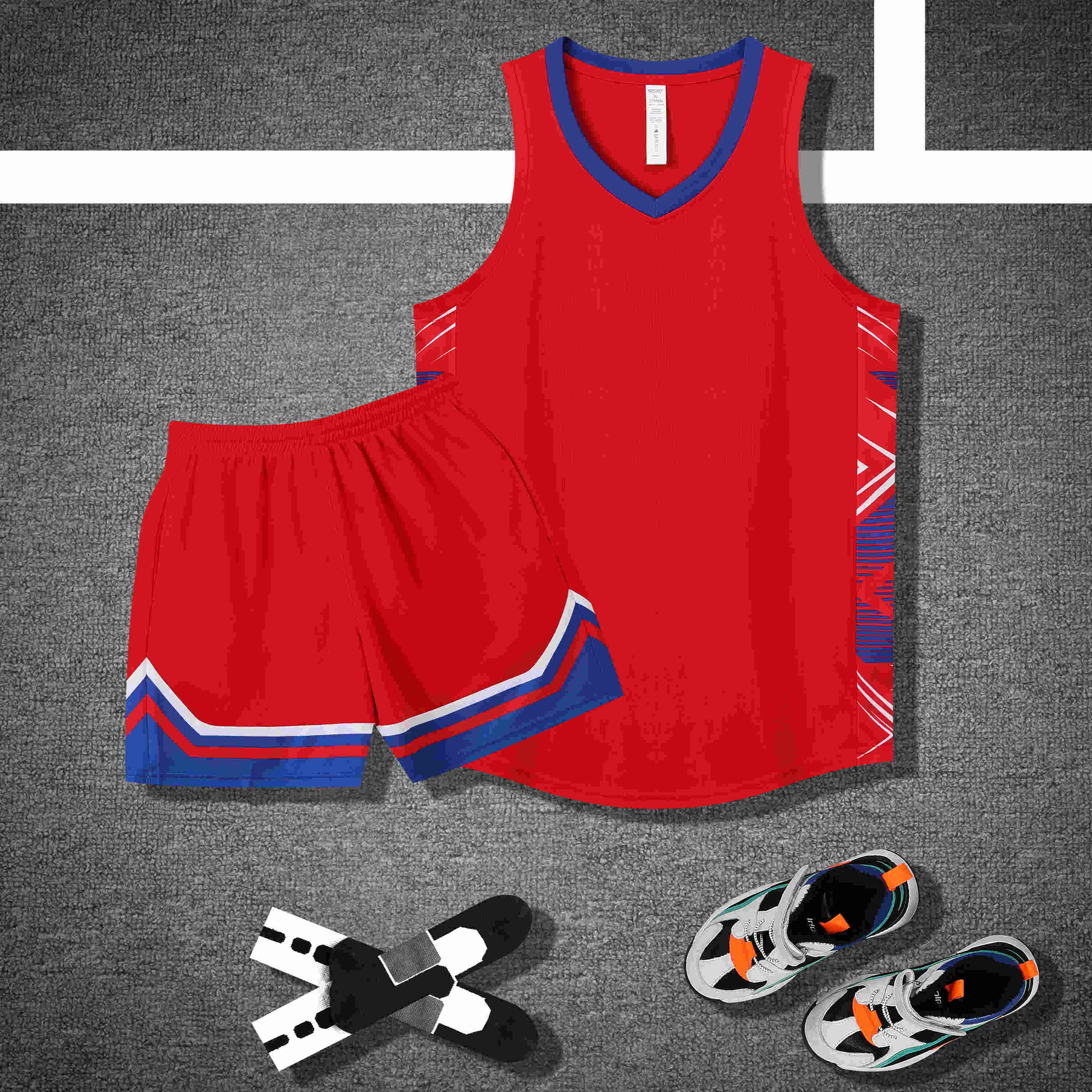 American style printed basketball uniform suit GB12-228