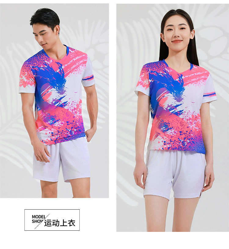 Table tennis, badminton and volleyball new breathable quick-drying sports competition clothing single top GB8-8904 women