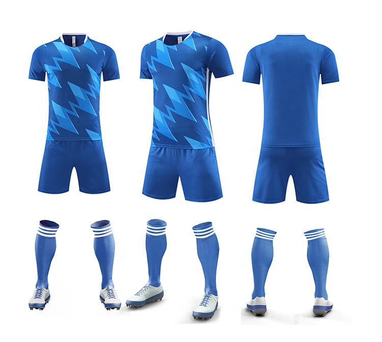 Breathable sports football training suit with double pockets 176-Z6005