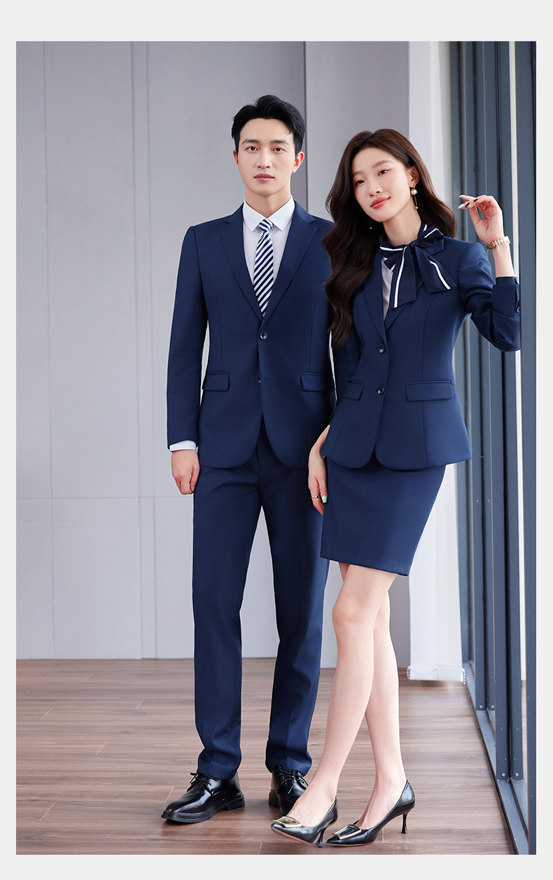 High-end anti-wrinkle business suit three-piece suit DY1-9910 female jacket + vest + skirt