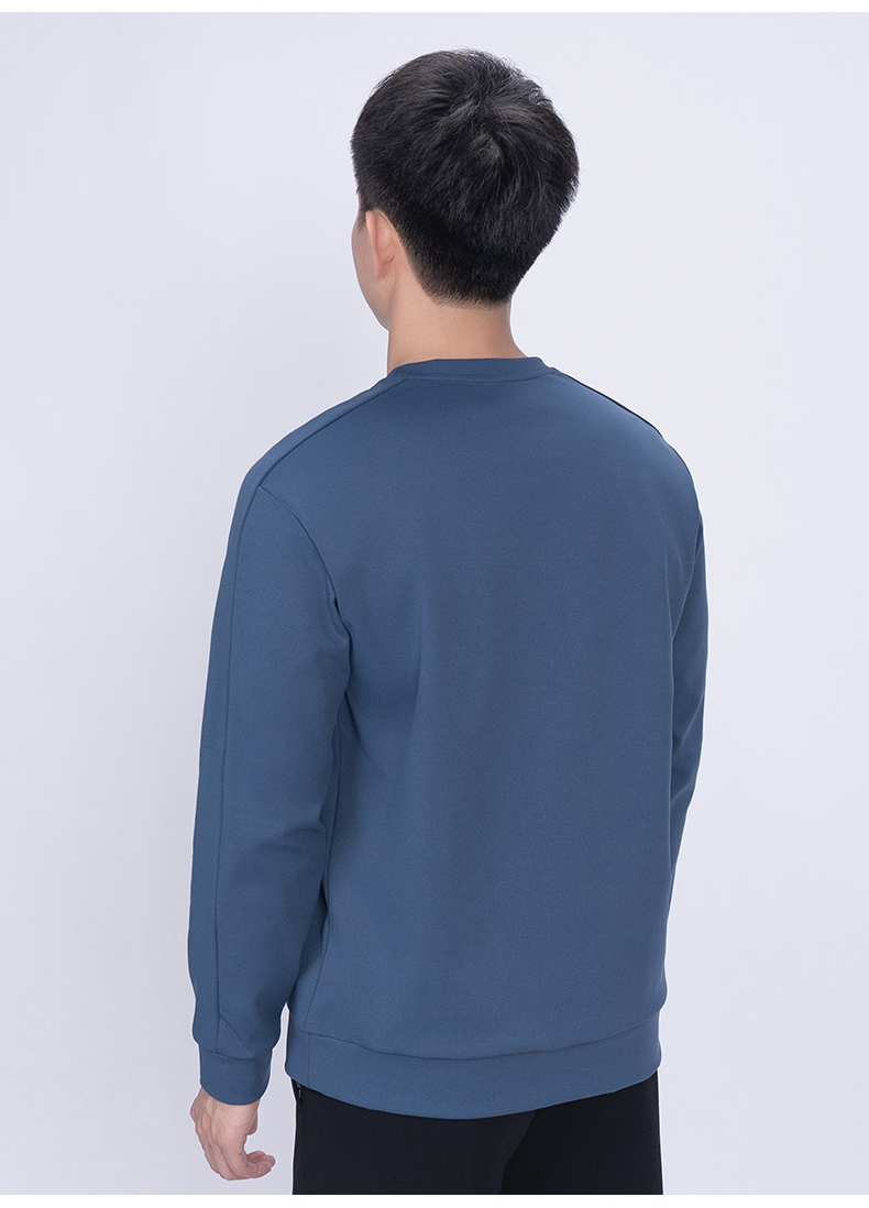 280g high elastic Roman cloth solid color long sleeve T-shirt KD4-5335