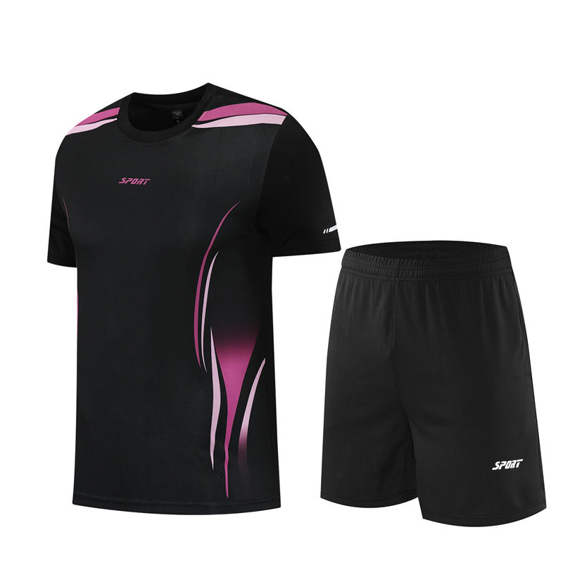 Round neck short sleeve T-shirt running sports training suit GB4-8806