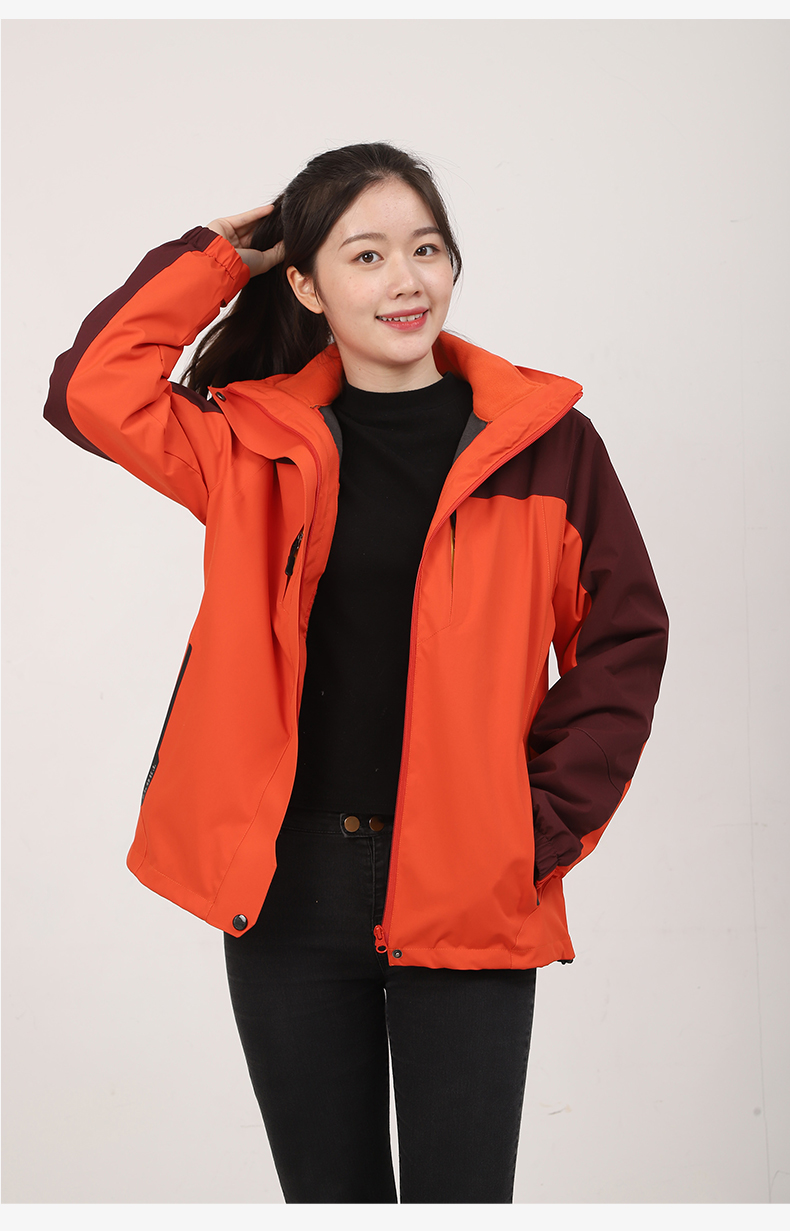 320g polar fleece double zipper three-in-one jacket for men and women ZT1-9808