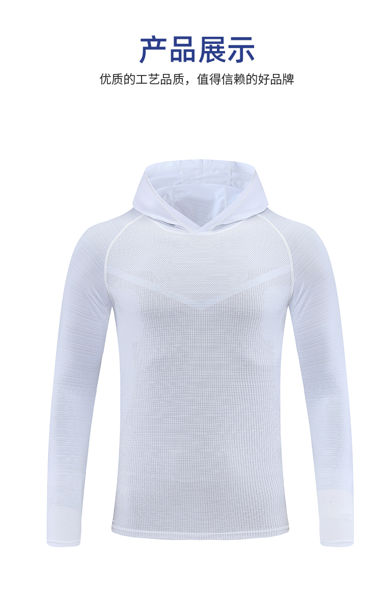 Outdoor hooded sports running men top G19-0997