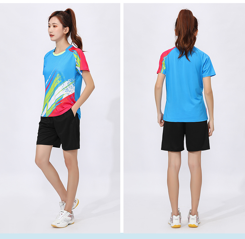 Quick-drying sportswear short-sleeved top for girls/children GB7-360