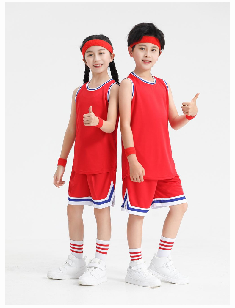 American style quick-drying sports training suit basketball suit GJ4-3809 children clothing