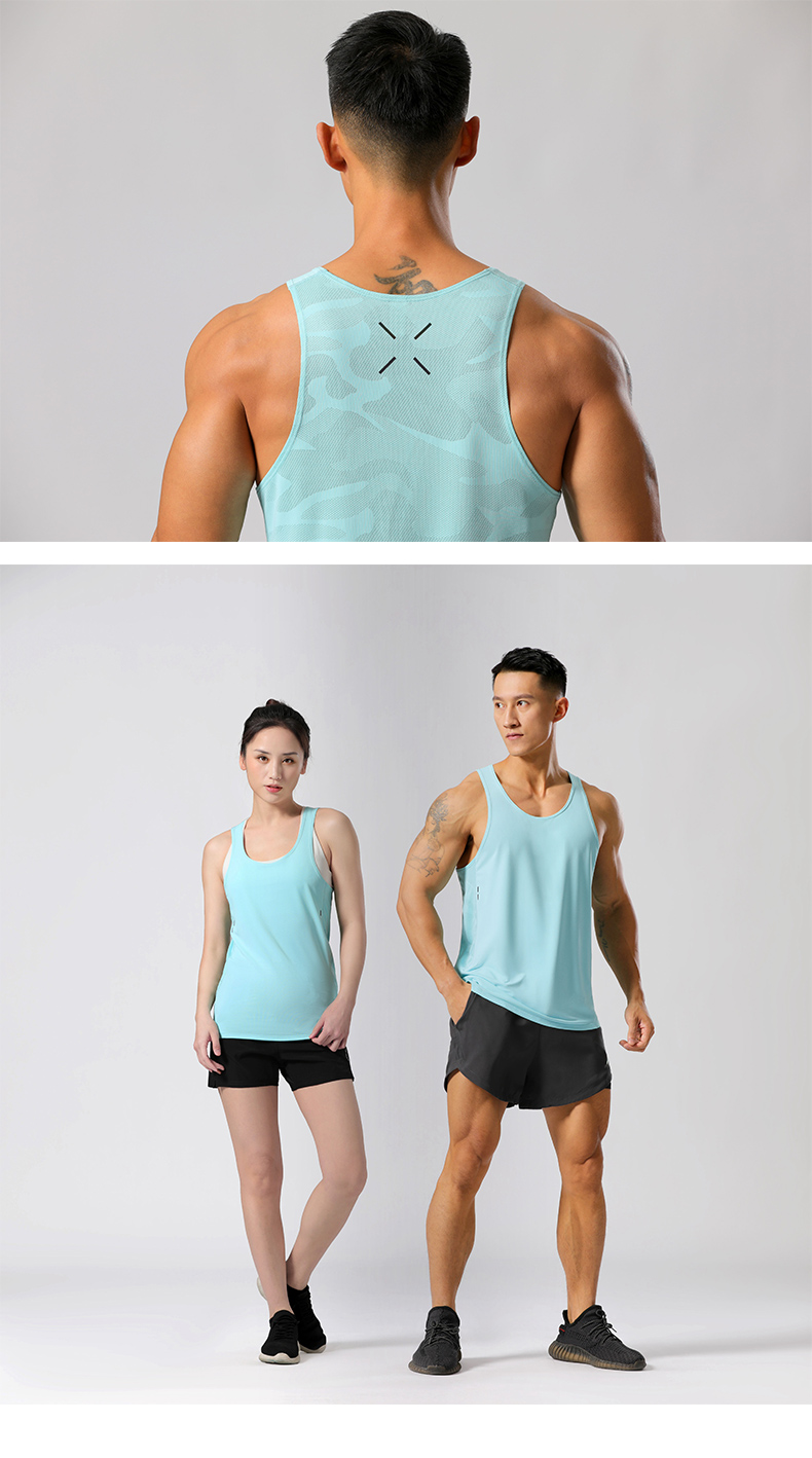 Elastic quick-drying fitness running sports vest GR9-M-30