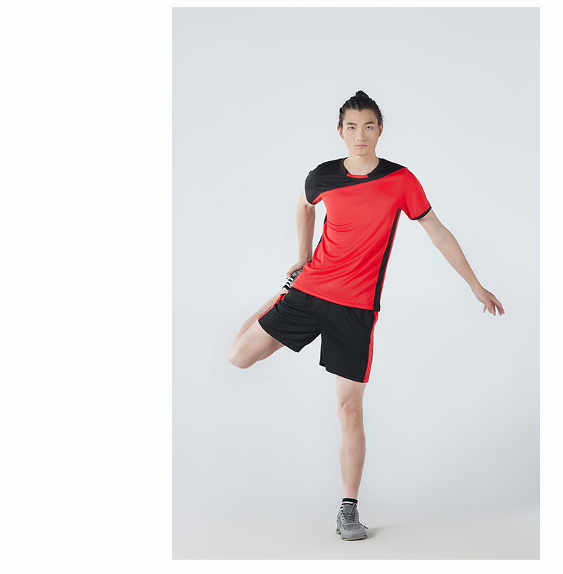 Quick-drying sportswear table tennis badminton volleyball suit men 161-830 men