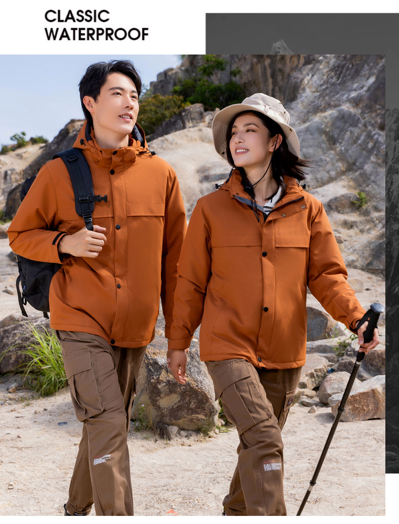 Outdoor warm single layer thick jacket 158-3066