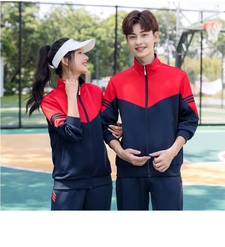 College style student class uniform loose sportswear suit KC3-2017