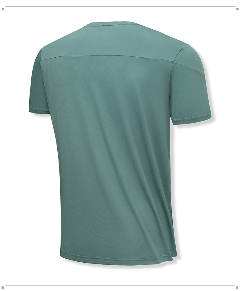 170g ice silk round neck reflective strip quick-drying T-shirt KD4-8332